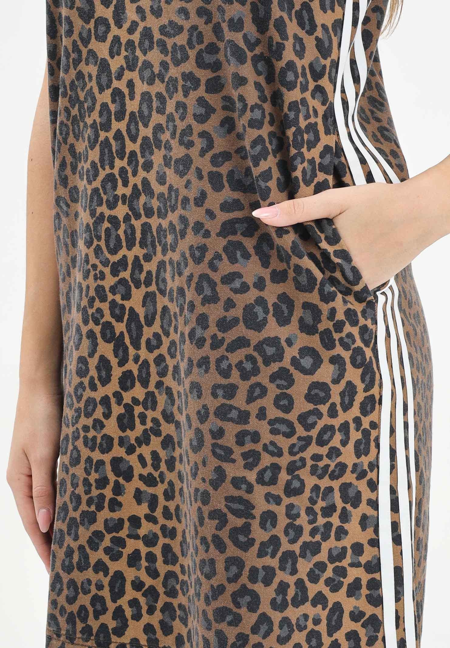 ADIDAS ORIGINALS Abito corto Leopard beige da donna KA2677 . ADIDAS ORIGINALS 