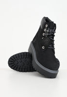 TIMBERLAND Anfibi Stone Street 6-Inch neri da donna TB1A5RH50151 . TIMBERLAND 