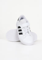 ADIDAS PERFORMANCE Sneakers Grand Court 2.0 bianche per bambino e bambina IH5529 . ADIDAS PERFORMANCE 