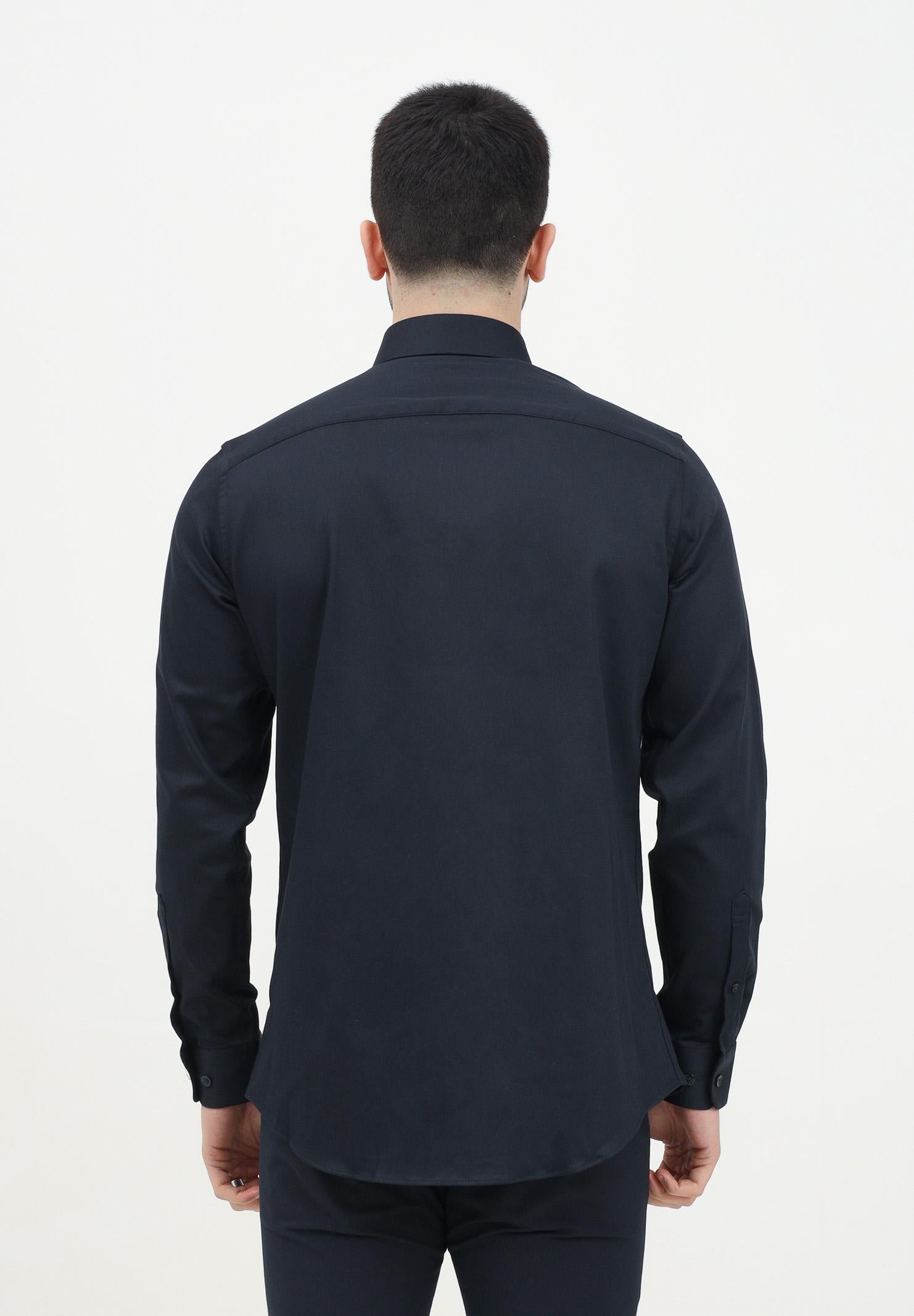 SELECTED HOMME Camicia a manica lunga nera da uomo 16092939 Black SELECTED HOMME 