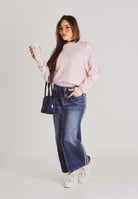 ADIDAS ORIGINALS Gonna midi 3 STRIPES in denim medio da donna KD2908 . ADIDAS ORIGINALS 