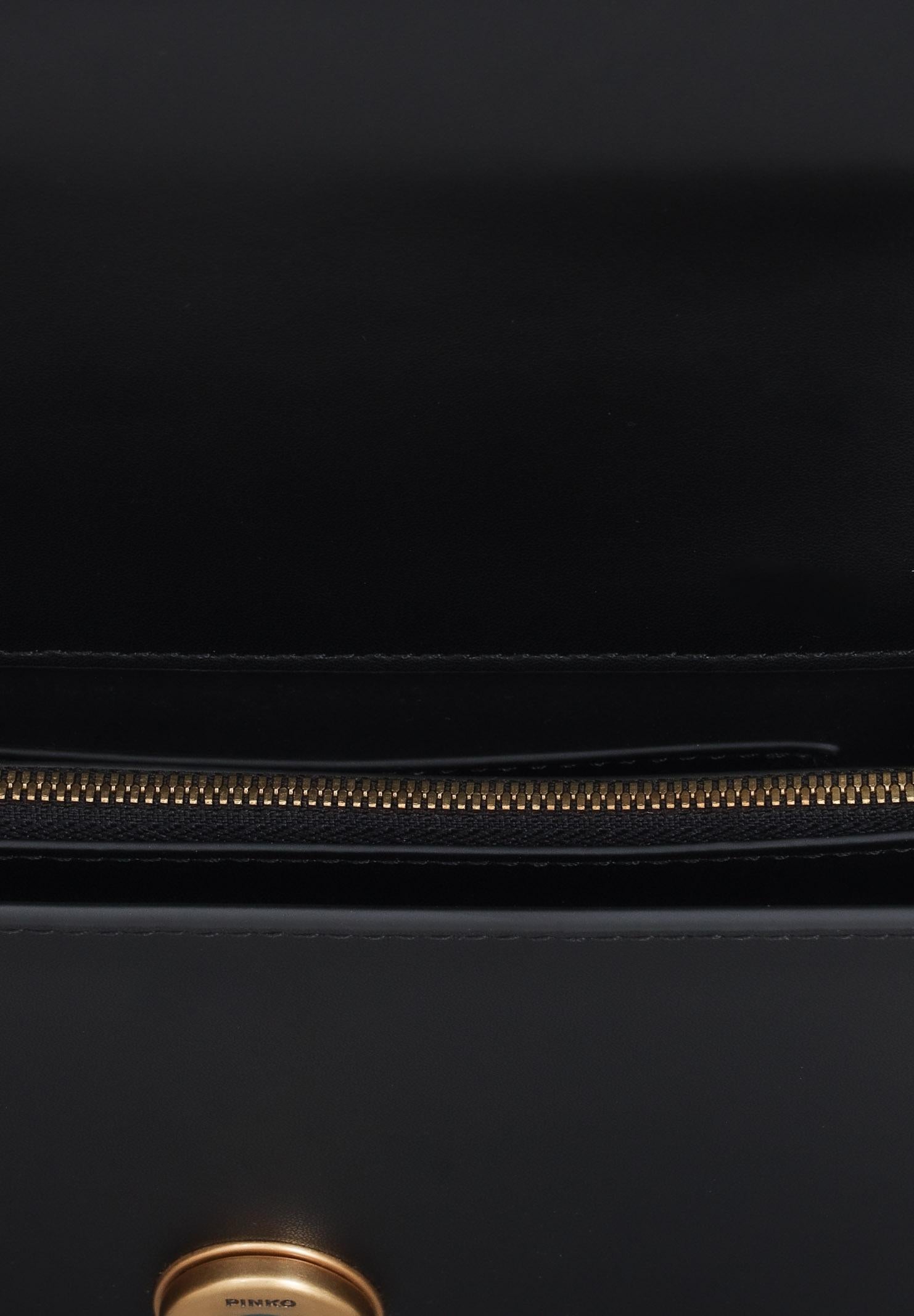 PINKO Borsa a tracolla Mini Love Bag nera da donna 100074A0F1 Z99Q PINKO 