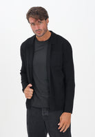 SELECTED HOMME Cardigan nero da uomo 16096549 Black SELECTED HOMME 
