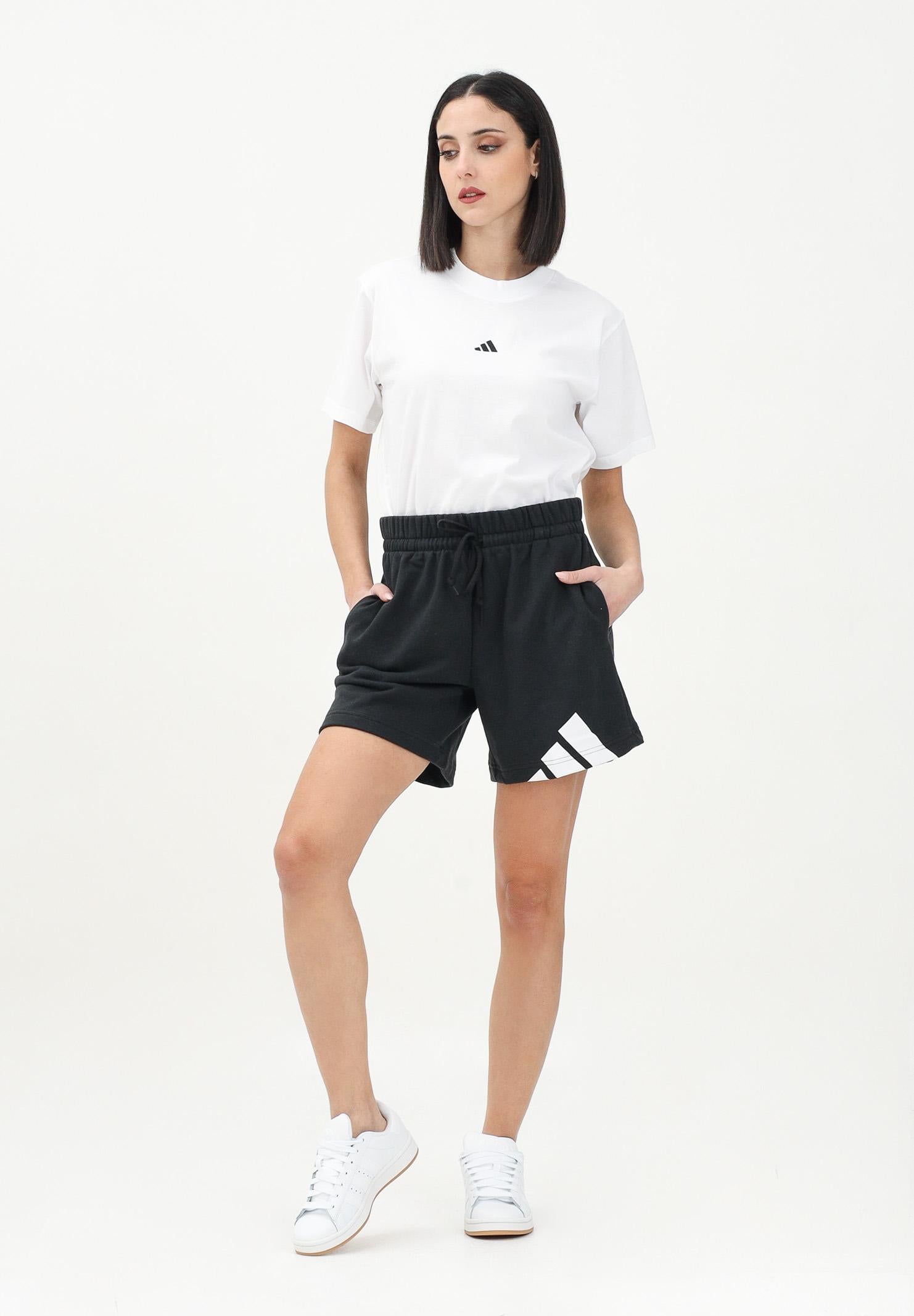 ADIDAS PERFORMANCE Shorts Essentials Big Logo French Terry nero da donna JC6262 . ADIDAS PERFORMANCE 