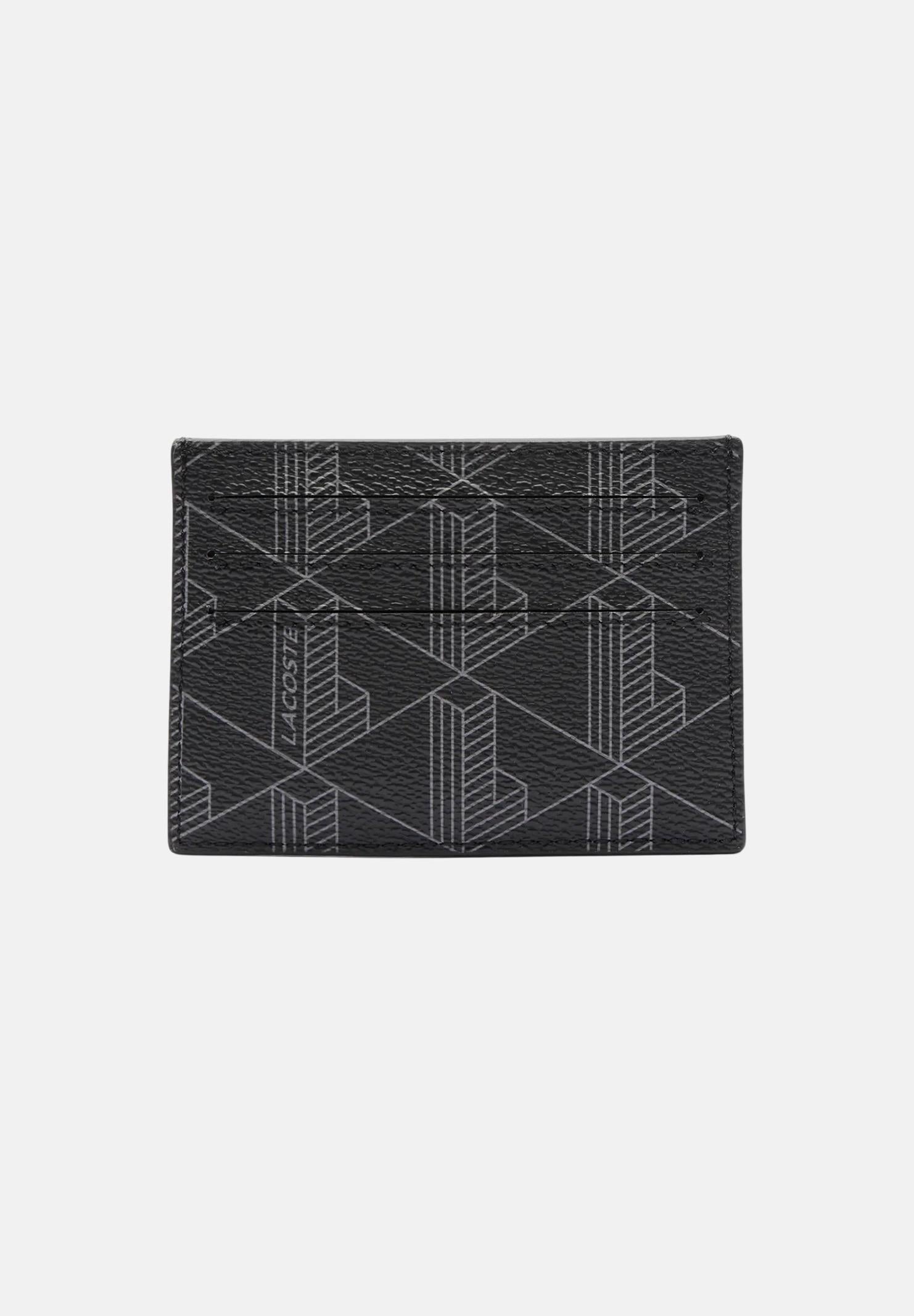 LACOSTE Portacarte Blend nero da uomo NH3719 H45 LACOSTE 