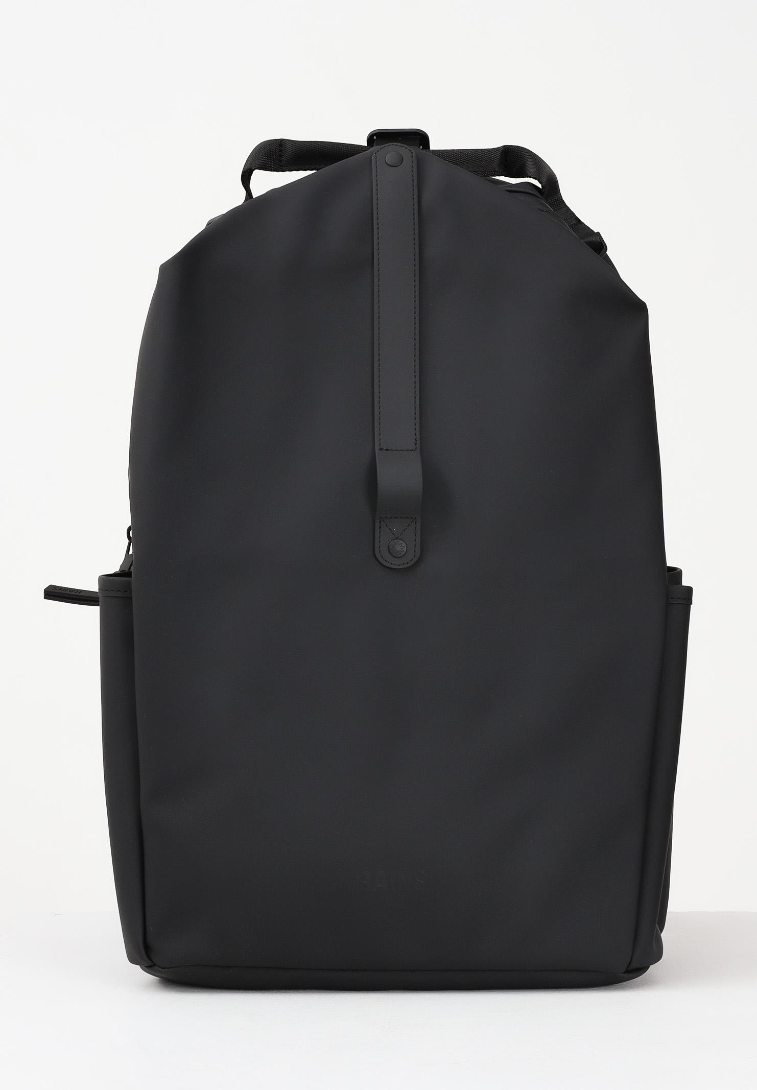 RAINS Zaino Clip Front nero per uomo e donna RA14890 BLA RAINS 