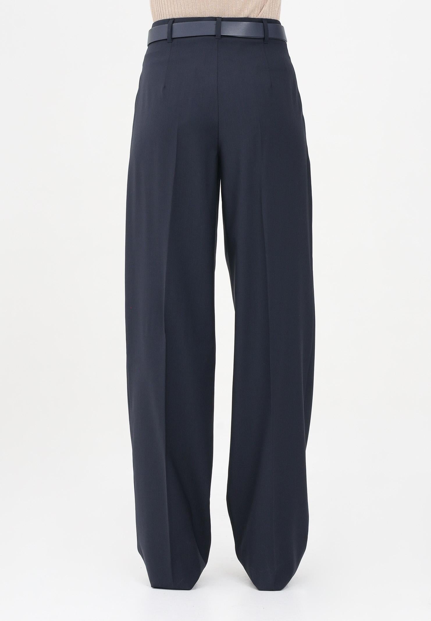MAX MARA Pantaloni Eleganti Blu per Donna - Bergamo