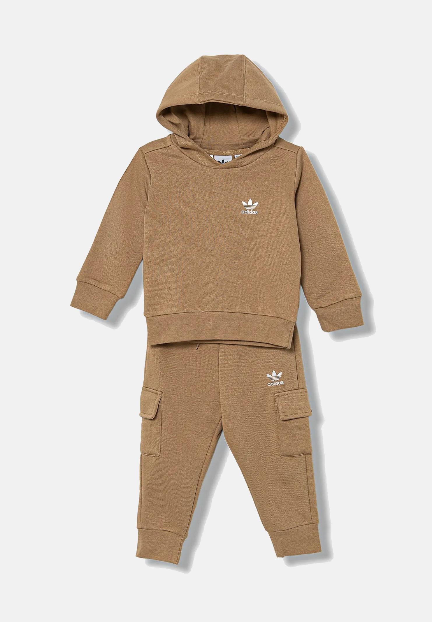 ADIDAS ORIGINALS Tuta Cargo beige da neonato JY4868  ADIDAS ORIGINALS 