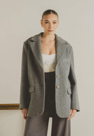 SANTAS Cappotto corto LUMIÈRE grigio da donna PV2620 GR SANTAS 