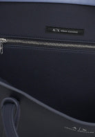 ARMANI EXCHANGE Shopper blu da donna con logo e ciondolo rimovibile AX 942930CC726 MB004 ARMANI EXCHANGE 