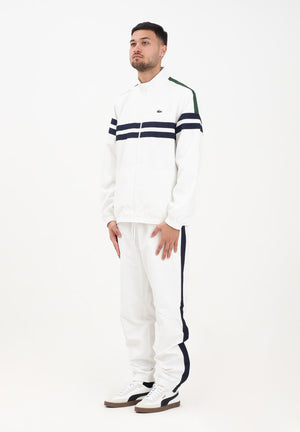 LACOSTE Tuta da uomo in tessuto tecnico bianco WH4766 YVC LACOSTE 