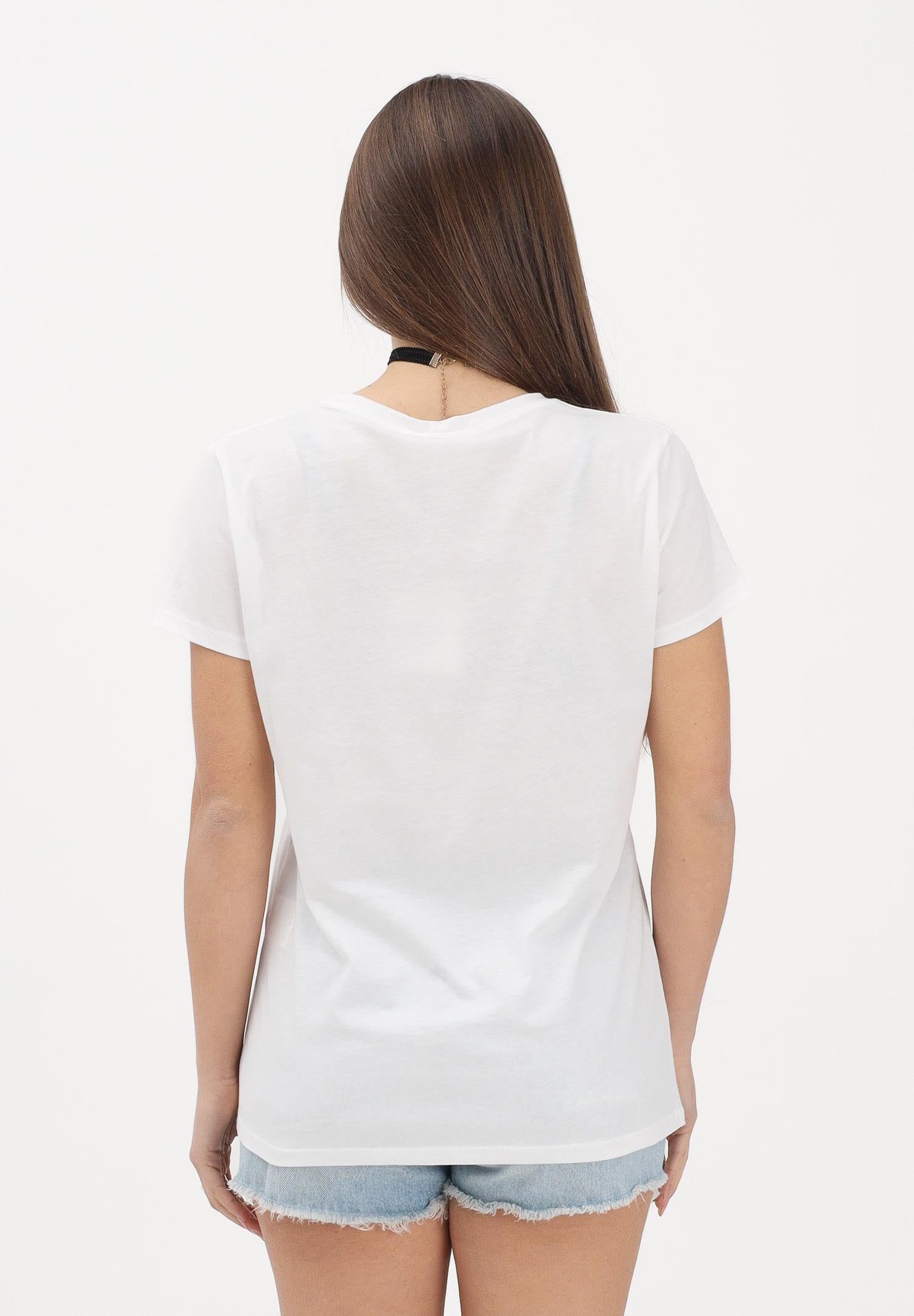VICOLO T-shirt a manica corta bianca da donna con stampa "Amore di mamma" RAB0718 02 VICOLO 