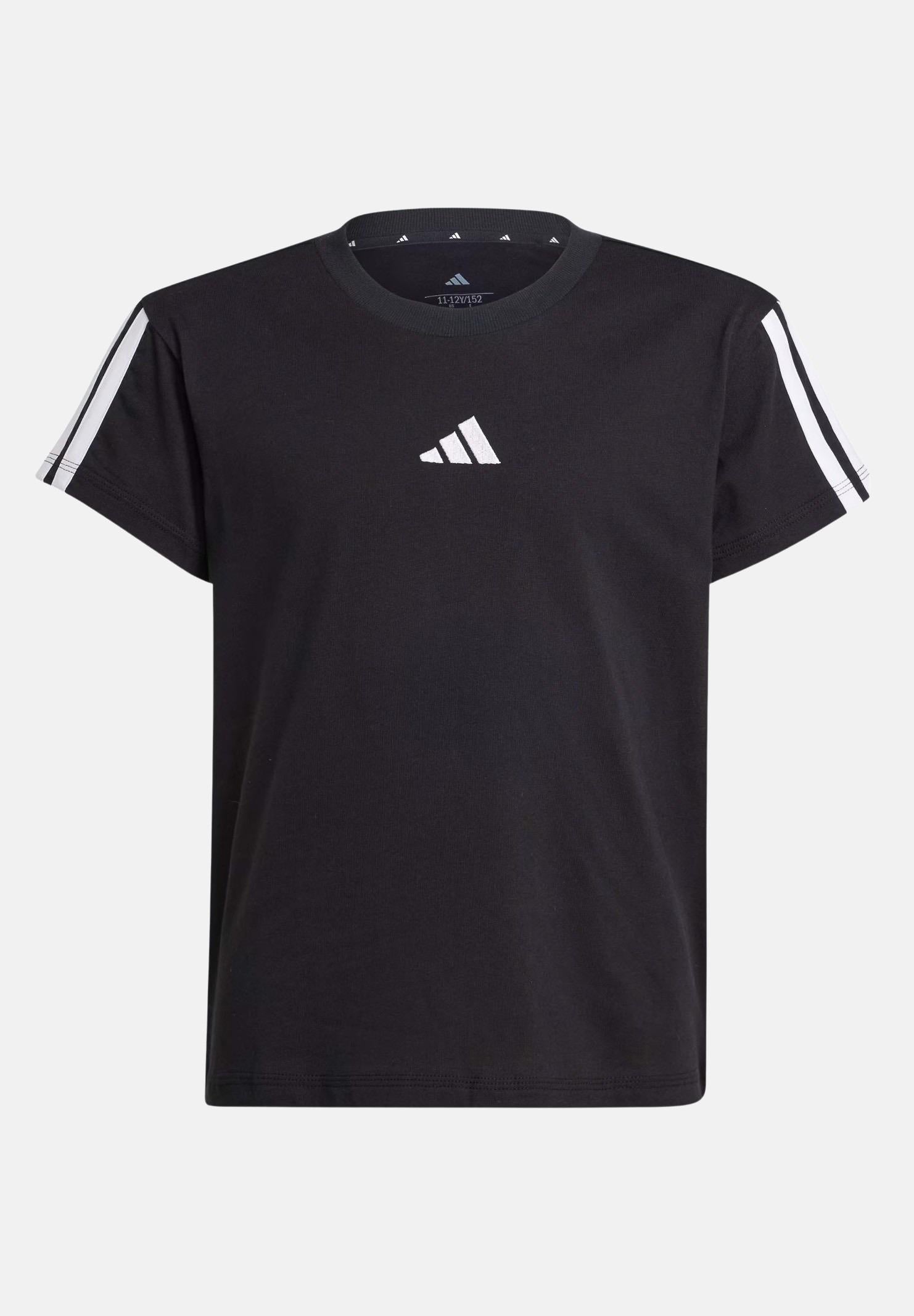 ADIDAS PERFORMANCE T-shirt a manica corta Essentials nera per bambino e bambina JJ0946  ADIDAS PERFORMANCE 