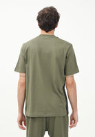 ADIDAS PERFORMANCE T-shirt a manica corta Essentials 3-Stripes verde da uomo JE6391 . ADIDAS PERFORMANCE 