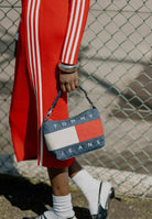 TOMMY JEANS Borsa a spalla in denim da donna AW0AW18213 1AF TOMMY JEANS 