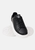 JUST CAVALLI Sneakers nere da uomo con logo sul retro 80QA3SBDZPC18 899 JUST CAVALLI 