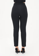 ELISABETTA FRANCHI Pantalone elegante nero da donna con ricamo logo PA17061E2 110 ELISABETTA FRANCHI 