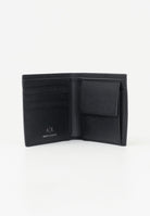 Portafogli nero da uomo con logo XM000167AF12702 UC001 ARMANI EXCHANGE 