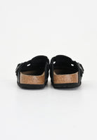 BIRKENSTOCK Ciabatte Boston nere per uomo e donna 059463 . BIRKENSTOCK 