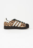 ADIDAS ORIGINALS Sneakers SUPERSTAR II leopardate e marroni per uomo e donna KI4203 . ADIDAS ORIGINALS 