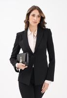 PATRIZIA PEPE Giacca monopetto nera da donna 8S0565A6F5 K103 PATRIZIA PEPE 