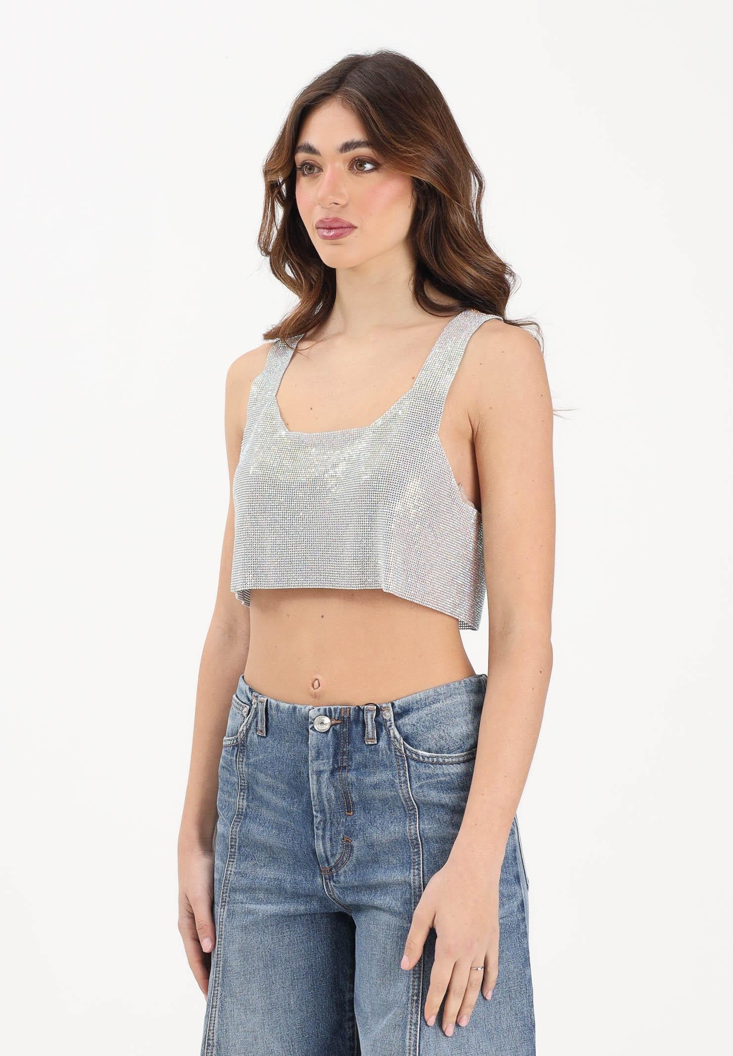TWENTY FOURHAITCH Top elegante Atene Crystal argento da donna A0092CRY62P CR TWENTY FOURHAITCH 