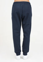 Pantalone sportivo blu per donna e bambina con logo in stile college DQ2474D0094 DQ866 DSQUARED2 