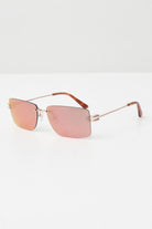 CRISTIAN LEROY Occhiali da sole per uomo e donna con lenti con riflessi iridescenti  e montatura rimless 15047 04 CRISTIAN LEROY 