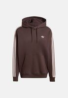 ADIDAS ORIGINALS Felpa con cappuccio ADICOLOR CLASSICS 3 STRIPES marrone e rosa per uomo e donna KE0880 . ADIDAS ORIGINALS 
