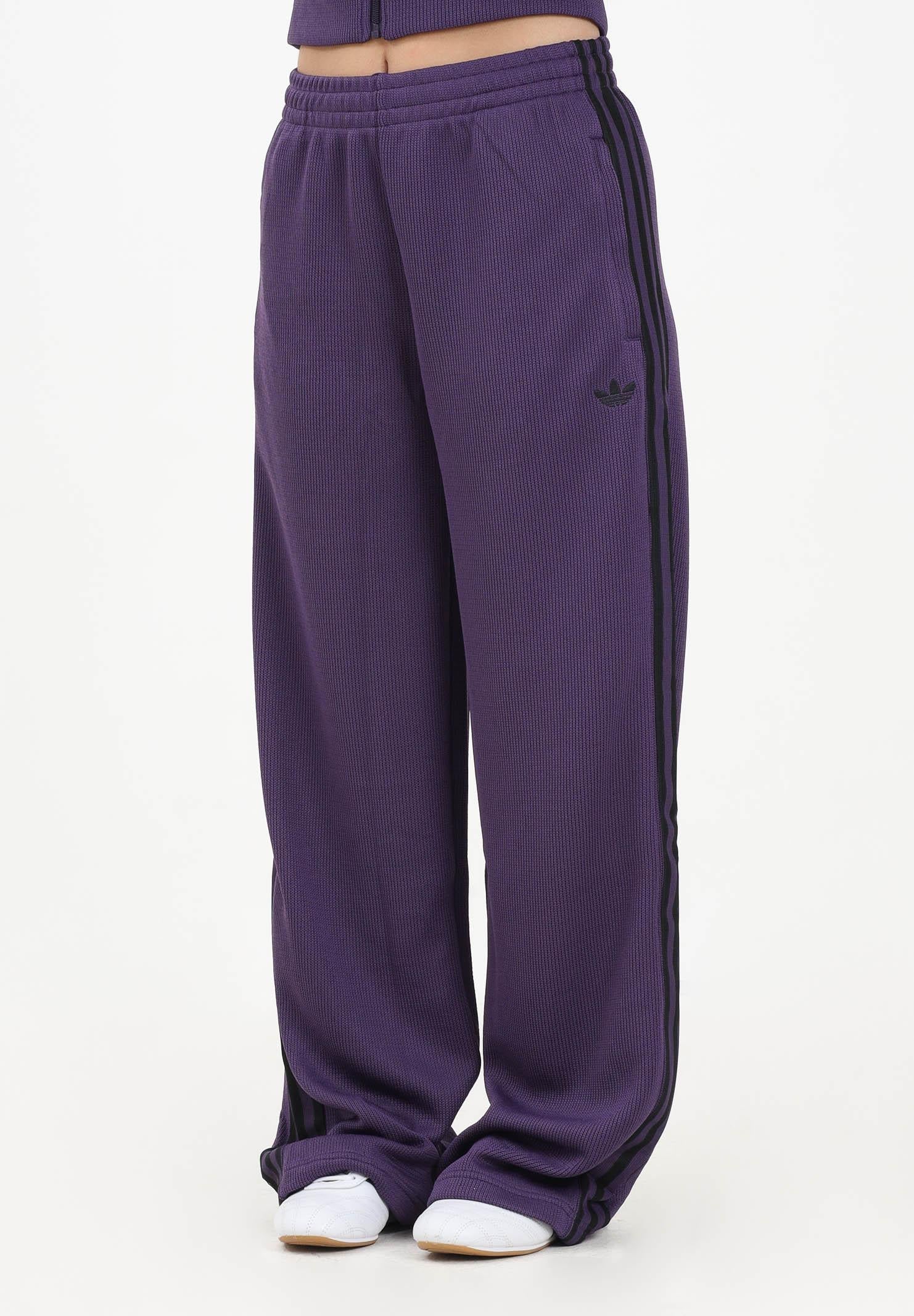 ADIDAS ORIGINALS Pantalone sportivo Adicolor Firebird Knit viola da donna JV7523  ADIDAS ORIGINALS 