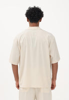 I'M BRIAN Camicia a manica corta panna da uomo CA3623 PA I'M BRIAN 