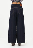 TOMMY JEANS Jeans in denim scuro da donna dal taglio wide leg DW0DW22550 1BK TOMMY JEANS 