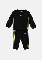 ADIDAS ORIGINALS Tuta Crew nera da neonato JW5310  ADIDAS ORIGINALS 