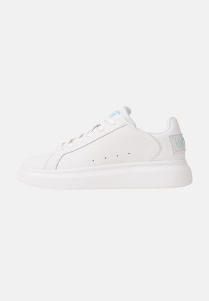 JUST CAVALLI Sneakers bianche da uomo con logo sul retro 80QA3SBDZPC18 003 JUST CAVALLI 