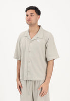 PUMA Camicia a manica corta Wardrobe Essentials beige da uomo 634363 61 PUMA 