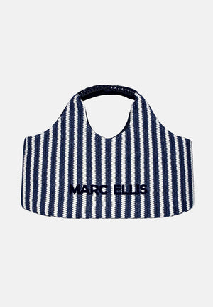 MARC ELLIS Borsa mare Buby Eivissa blu e bianca da donna BUBY-EIVISSA BLWH MARC ELLIS 