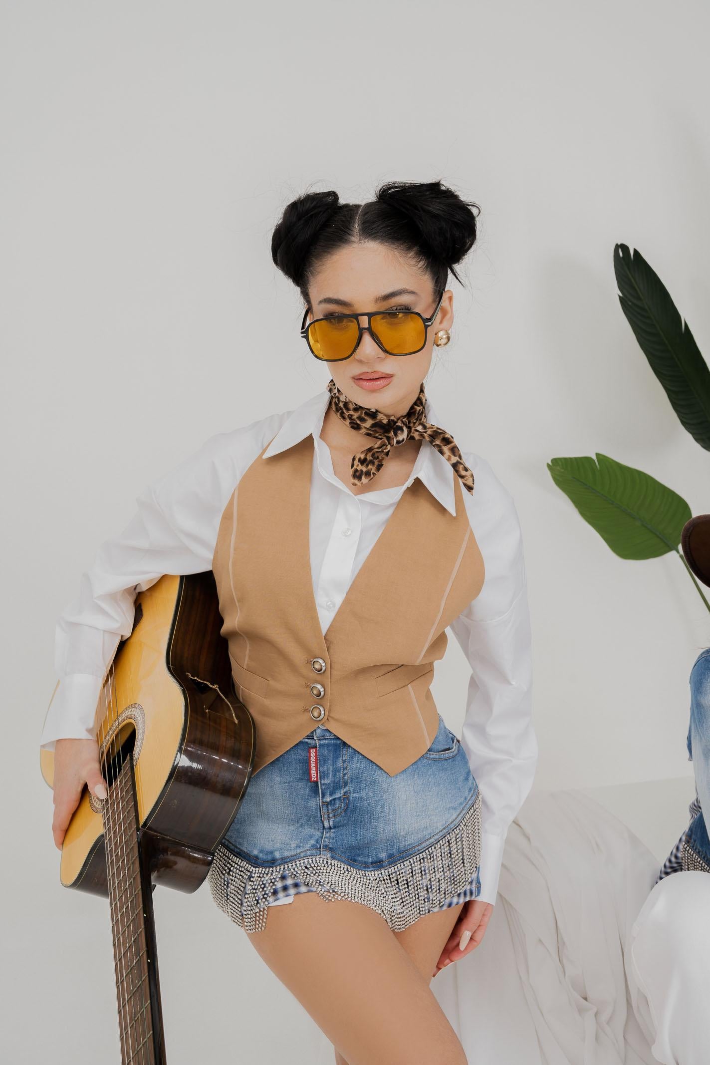 DSQUARED2 Mini Gonna in Denim per Uomo e Ragazza