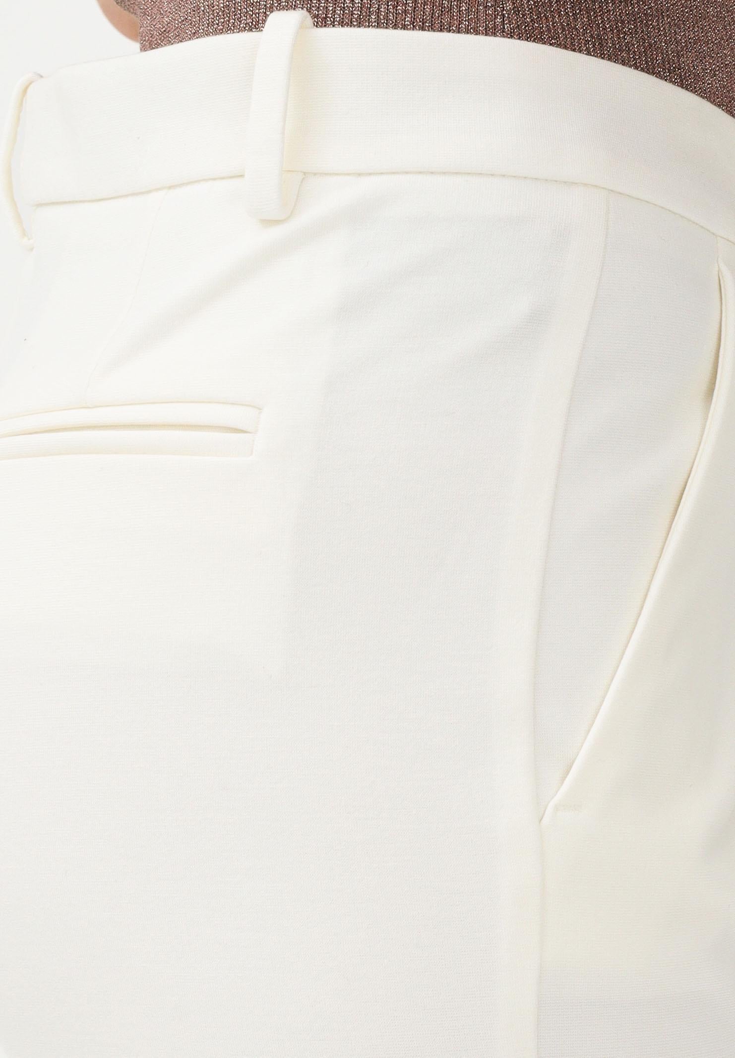 PINKO Pantalone panna da donna a sigaretta 100155A24D Z05 PINKO 