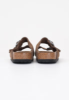 BIRKENSTOCK Ciabatte Arizona in pelle scamosciata marrone per uomo e donna 1030865  BIRKENSTOCK 