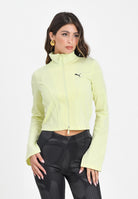 PUMA Felpa con zip DARE TO lime da donna 632146 35 PUMA 