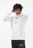 PUMA Felpa con cappuccio Puma Sport bianca da uomo 688394 02 PUMA 