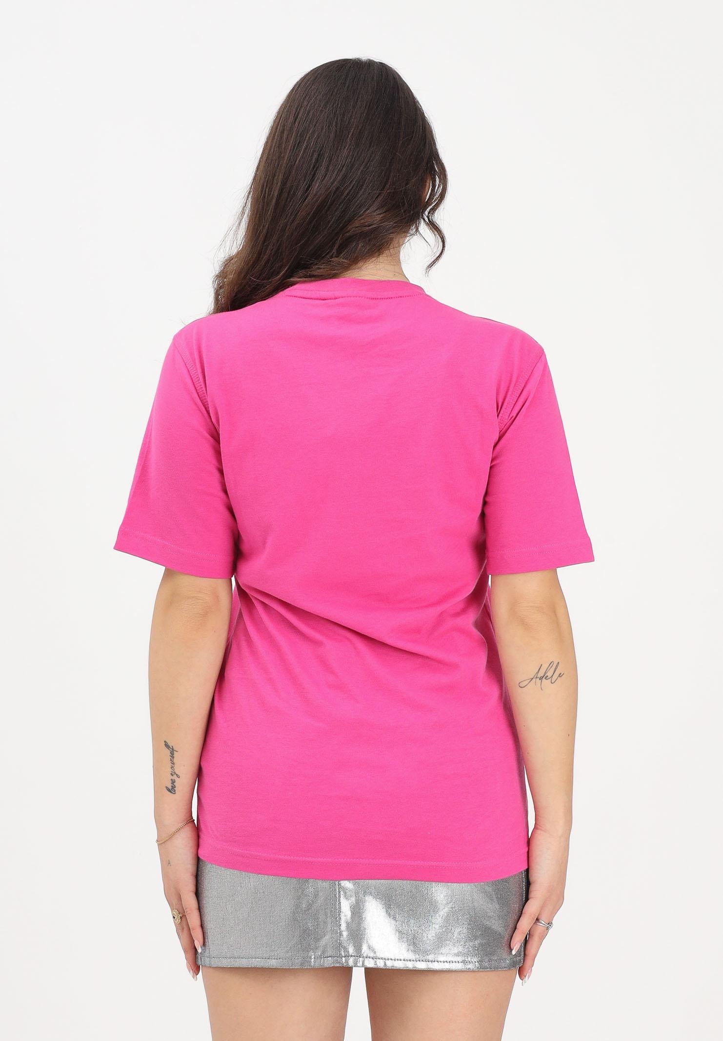 ADIDAS ORIGINALS T-shirt a manica corta TREFOIL ESSENTIALS fucsia da donna JY8597 . ADIDAS ORIGINALS 
