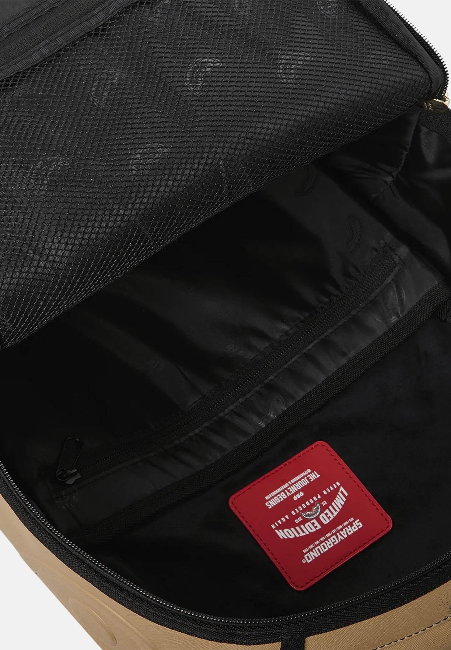 SPRAYGROUND Zaino MIDNIGHT OSAKA PAYLOAD beige e marrone per uomo e donna 910B8550NSZ . SPRAYGROUND 