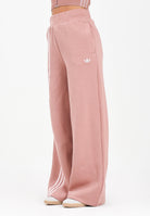 ADIDAS ORIGINALS Pantalone sportivo Wide Off Placed 3 Stripes rosa da donna JW3621  ADIDAS ORIGINALS 