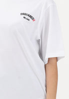 DSQUARED2 T-shirt a manica corta bianca per donna, ragazzi e bambini con logo DQ3169D0AAP DQ100 DSQUARED2 