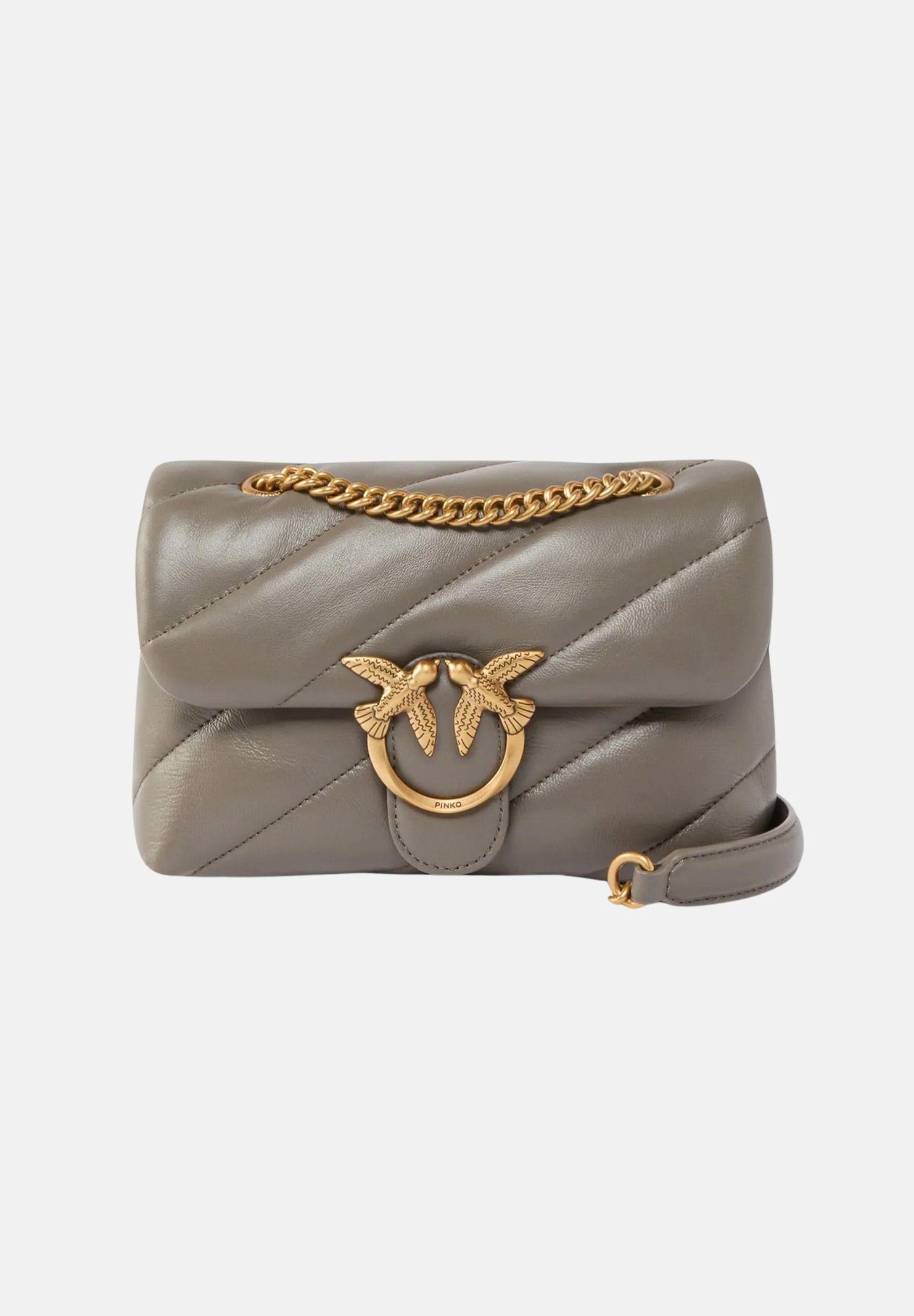 PINKO Borsa a tracolla Mini Love Bag Puff nude da donna 100039A0F2 K33Q PINKO 