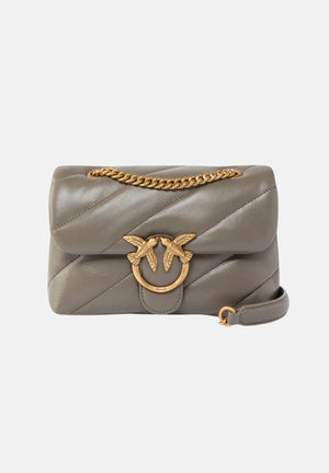 PINKO Borsa a tracolla Mini Love Bag Puff nude da donna 100039A0F2 K33Q PINKO 