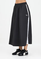 PUMA Gonna midi T7 nera da donna 633438 01 PUMA 