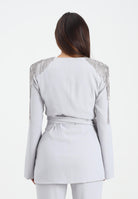 ALMA SANCHEZ Giacca Macea grigia da donna AS2526101TF 902 ALMA SANCHEZ 