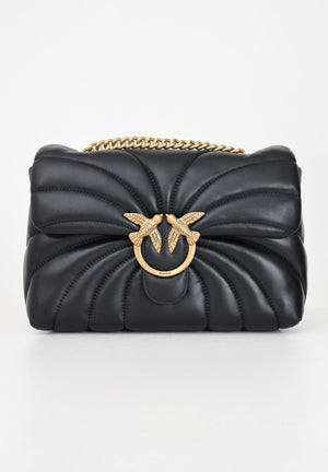 PINKO Borsa a tracolla Classic Love Bag Puff  nera da donna 100038A1EX Z99Q PINKO 